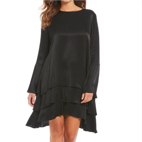 Gianni Bini | Bella Satin Dress | Small - Picture 1 of 11